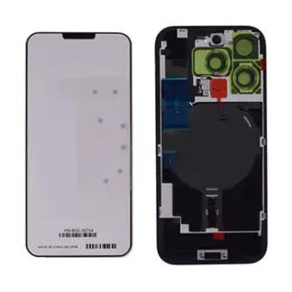 Rückglas mit MagSafe Magnet & NFC & Taschenlampen-Flexkabel für IPhone 16 Pro Max (Original) (White Titanium)