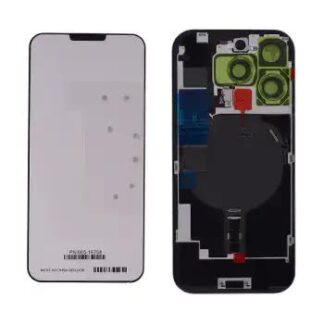 Rückglas mit MagSafe Magnet & NFC & Taschenlampen-Flexkabel für IPhone 16 Pro Max (Original) (Desert Titanium)