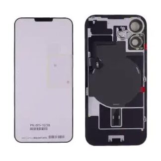 Rückglas mit MagSafe Magnet & NFC & Taschenlampen-Flexkabel für iPhone 16 (Original) (White (Weiß))