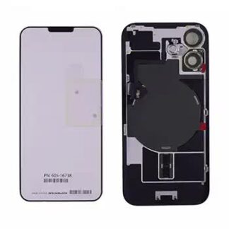 Rückglas mit MagSafe Magnet & NFC & Taschenlampen-Flexkabel für iPhone 16 (Original) (Pink (Rosa))