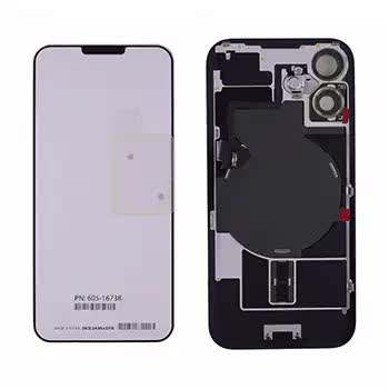 Rückglas mit MagSafe Magnet & NFC & Taschenlampen-Flexkabel für iPhone 16 (Original) (Pink (Rosa))