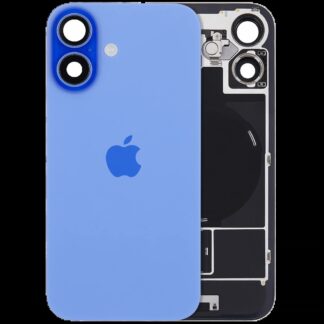 Rückglas mit MagSafe Magnet & NFC & Taschenlampen-Flexkabel für iPhone 16 (Original) (Ultramarine)