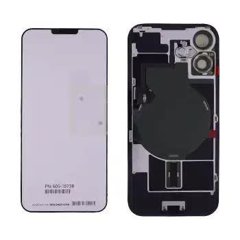 Rückglas mit MagSafe Magnet & NFC & Taschenlampen-Flexkabel für iPhone 16 (Original) (Teal)