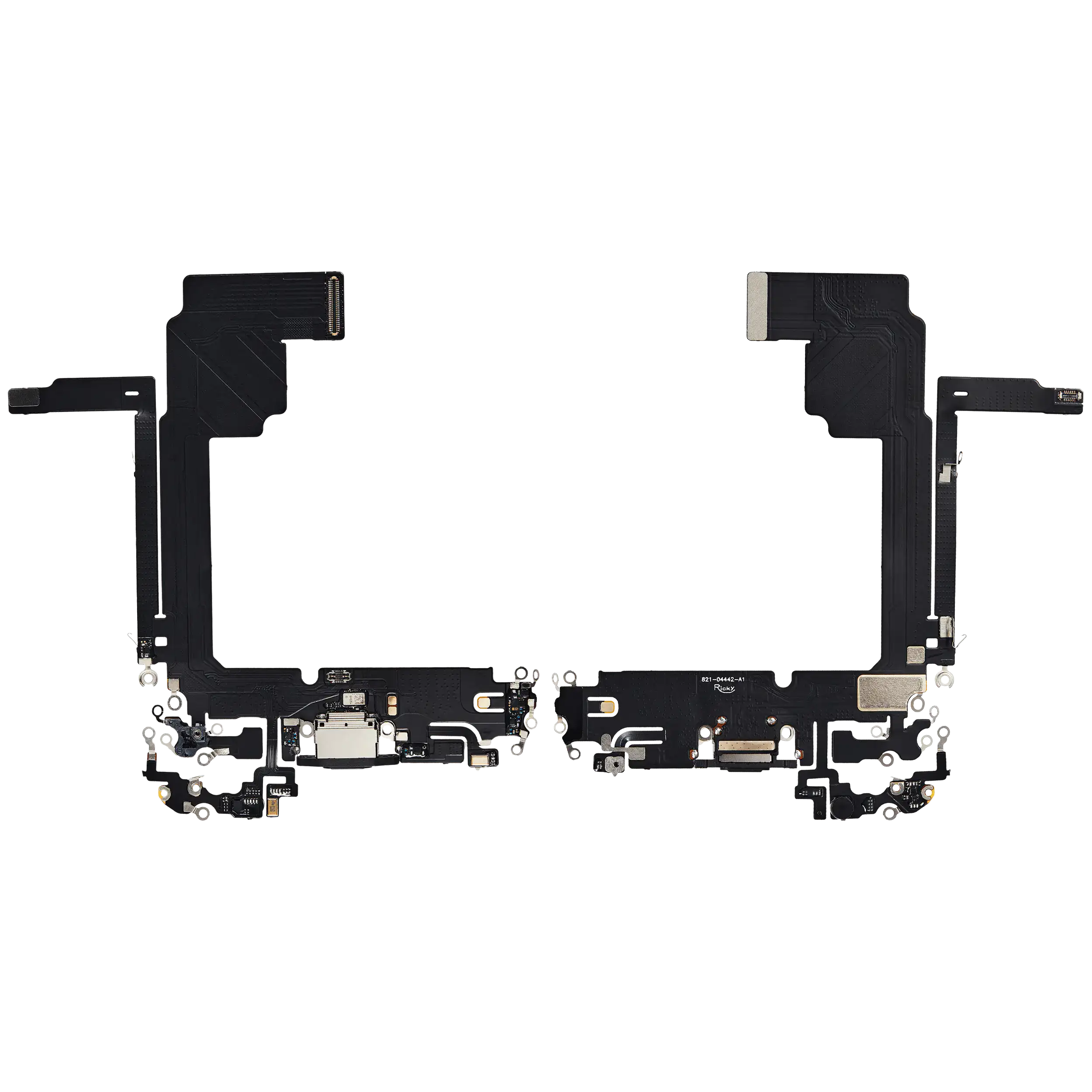Ladebuchse Flexkabel für iPhone 15 Pro Max (Aftermarket Plus) (Black Titanium) – Bild 2