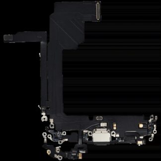 Ladebuchse Flexkabel für iPhone 15 Pro Max (Aftermarket Plus) (Black Titanium)