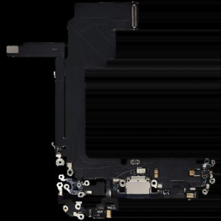 Ladebuchse Flexkabel für iPhone 15 Pro Max (Aftermarket Plus) (Blue Titanium)