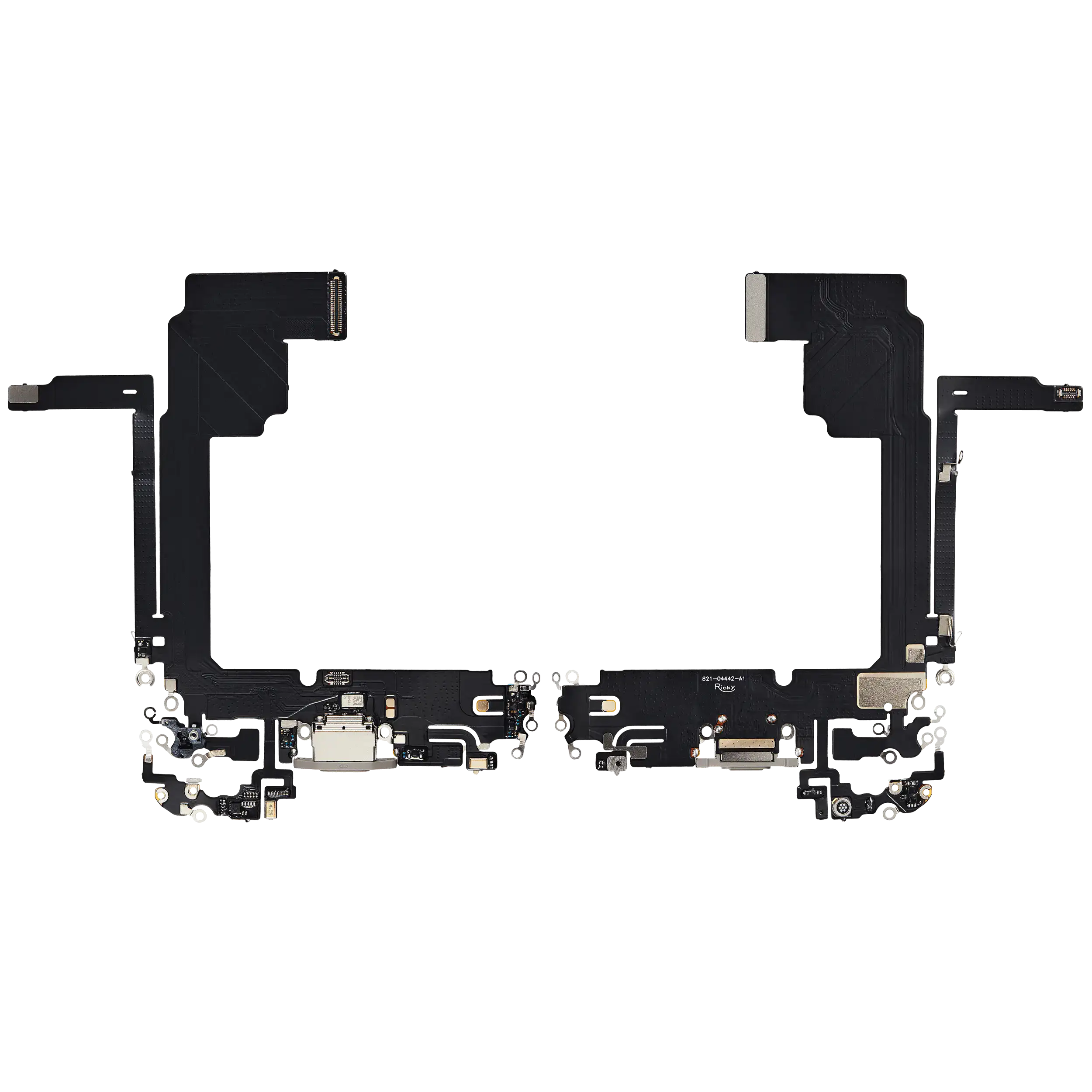Ladebuchse Flexkabel für iPhone 15 Pro Max (Aftermarket Plus) (Natural Titanium) – Bild 2