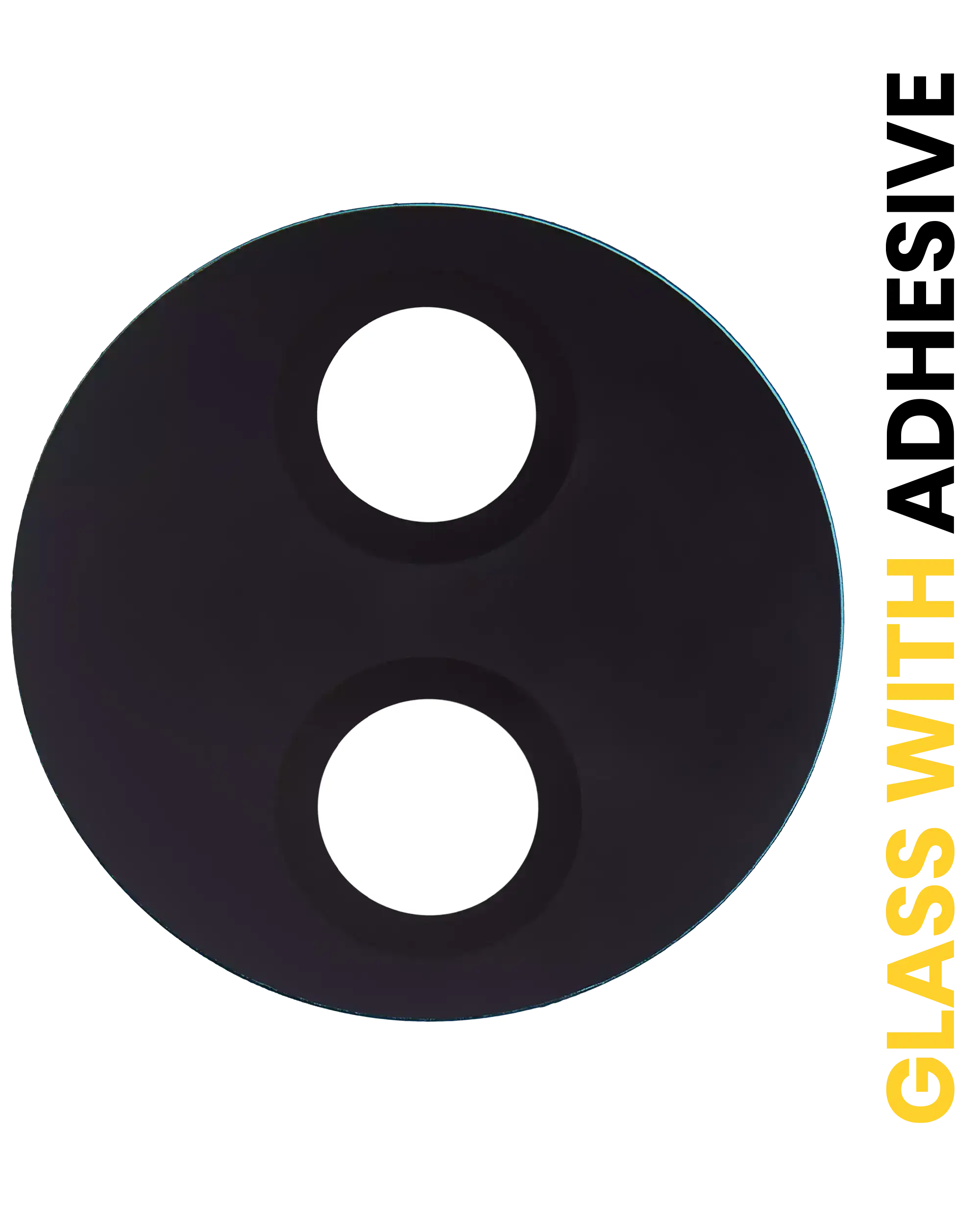 Rückkamera (Wide) Linse (nur Glas) mit Klebefolie für Honor 50 – Bild 4