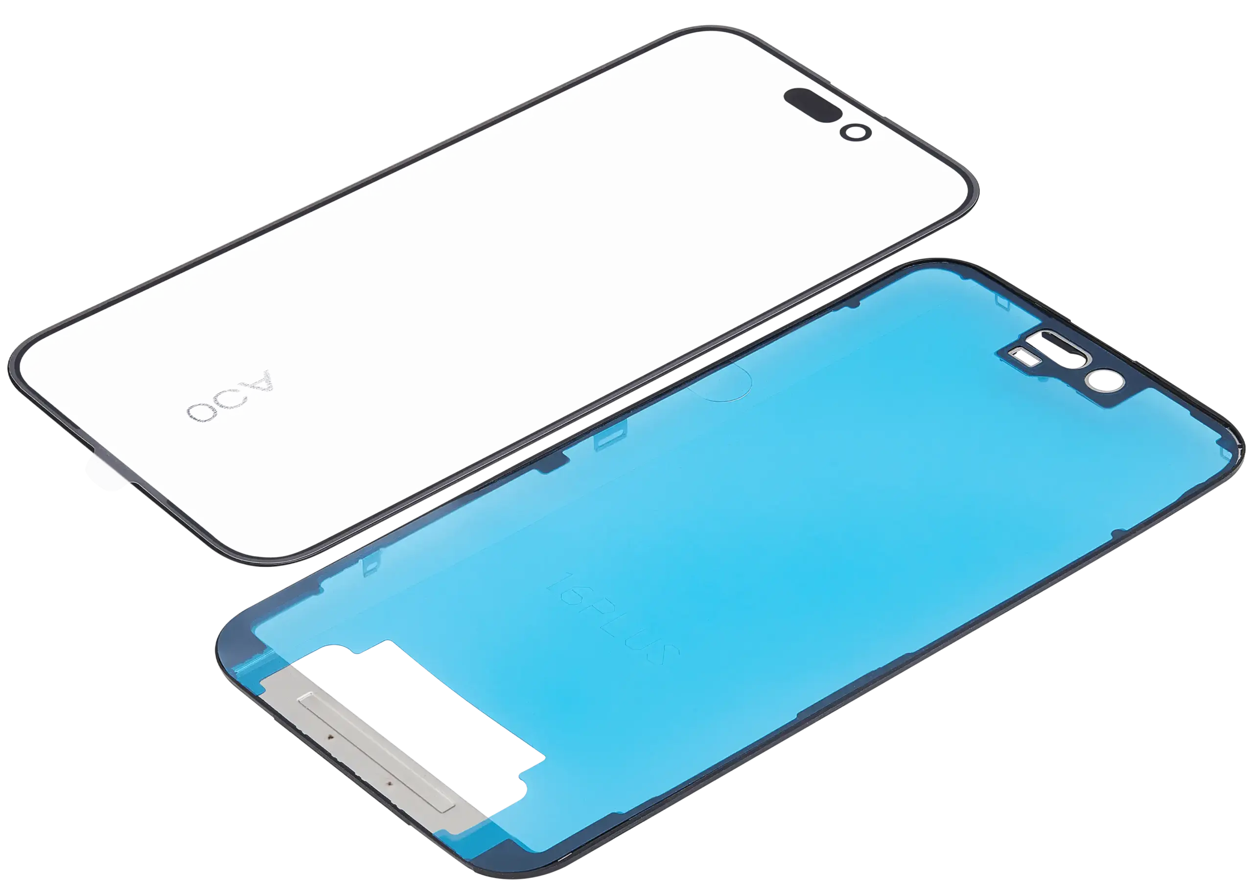 3 in 1 (Glas mit OCA vormontiert + Rahmen) für iPhone 16 Plus (OCA Master) – Bild 4