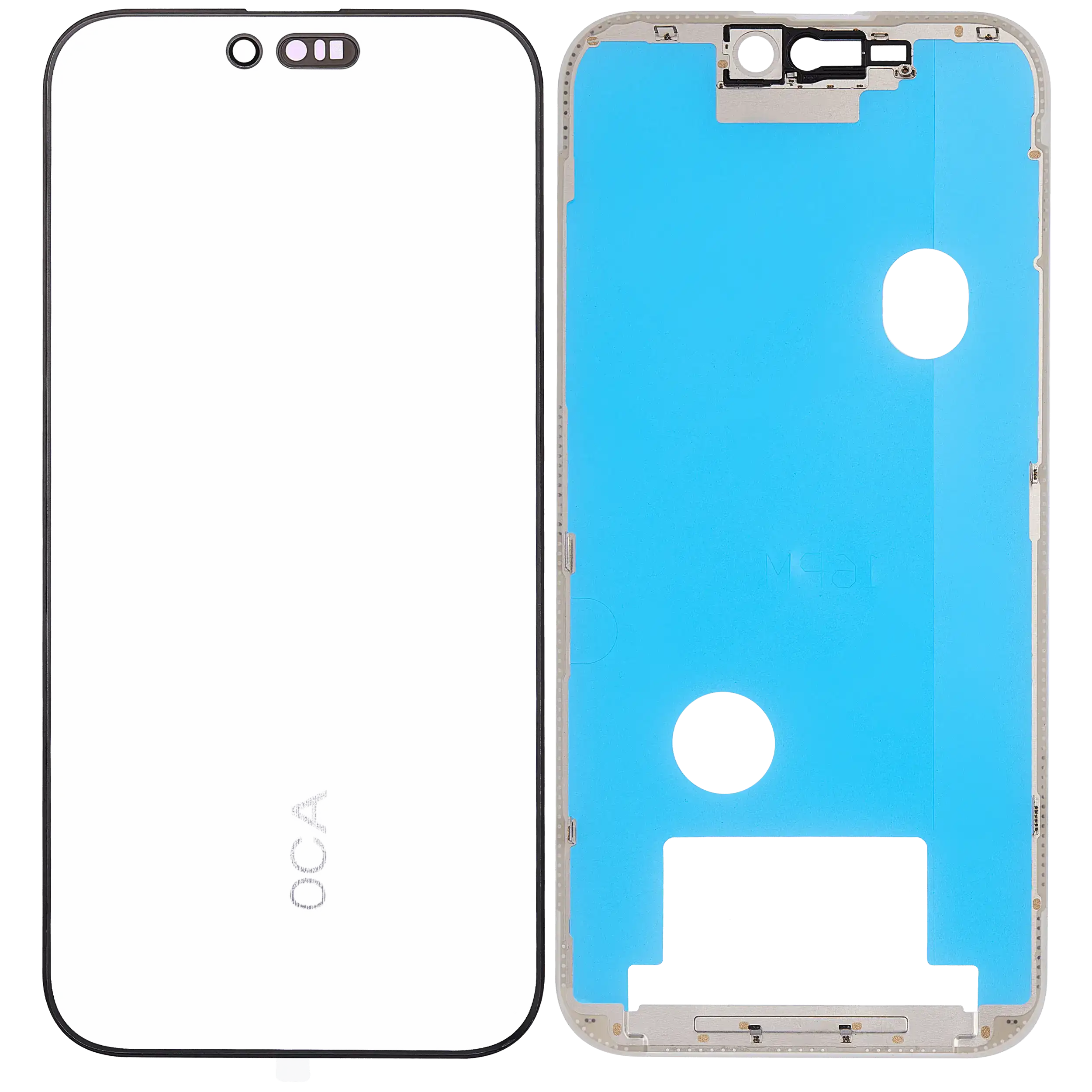 3 in 1 (Glas mit OCA vormontiert + Rahmen) für iPhone 16 Pro Max (OCA Master) – Bild 3