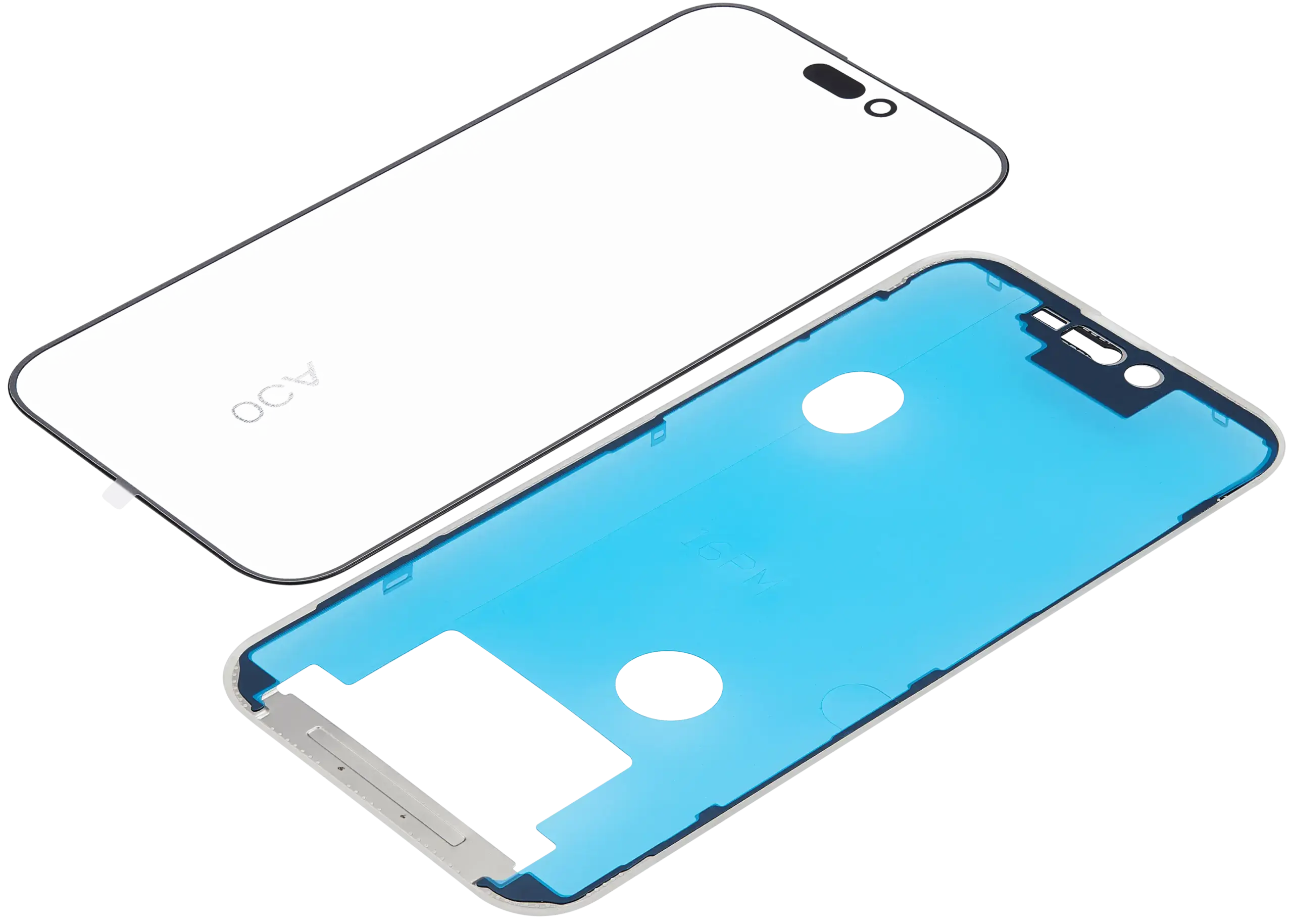 3 in 1 (Glas mit OCA vormontiert + Rahmen) für iPhone 16 Pro Max (OCA Master) – Bild 4