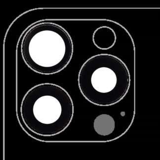 Rückkamera-Glas (nur Glas) mit Klebefolie für iPhone 16 Pro / 16 Pro Max (3-teiliges Set) (Real Sapphire) (Premium) (10er-Pack)