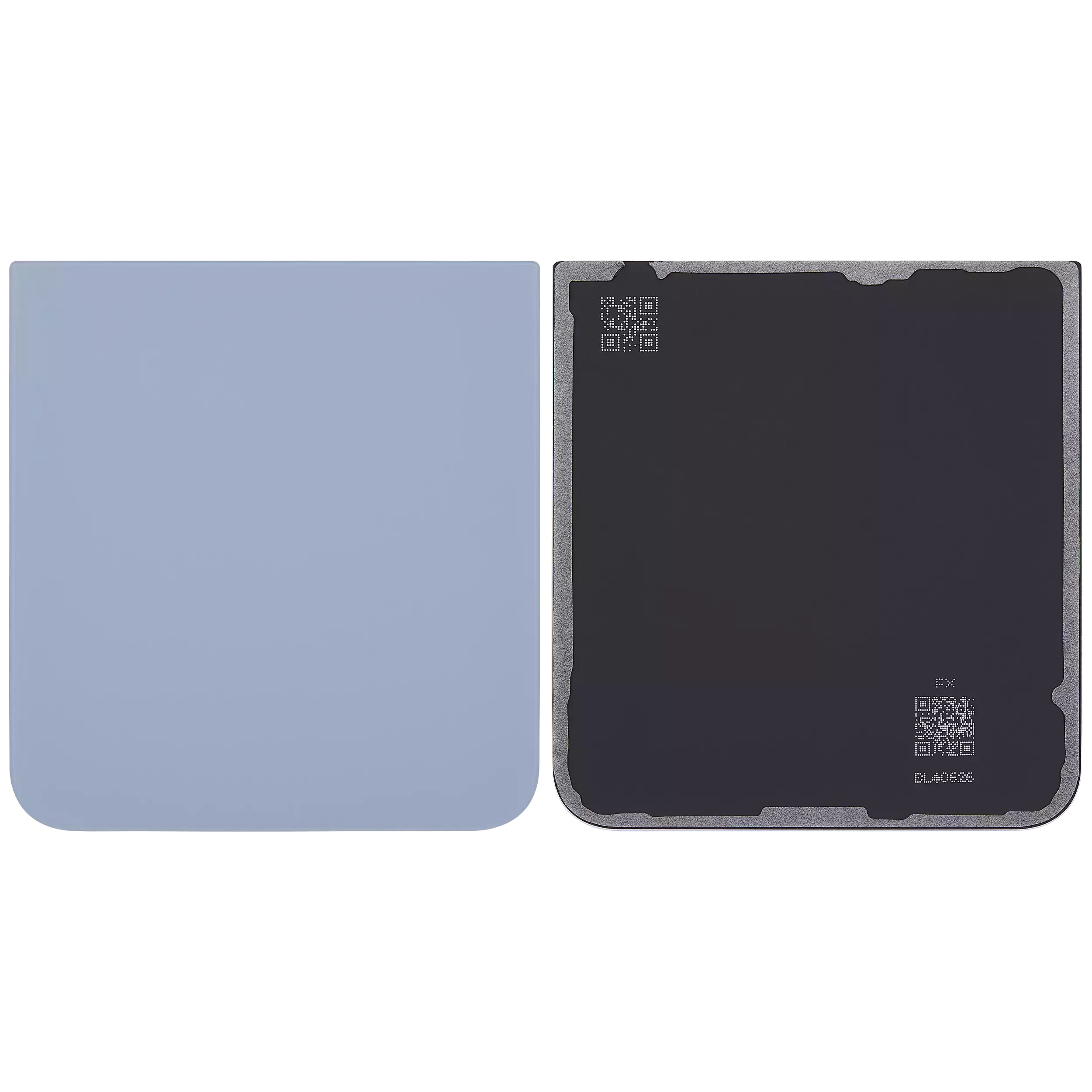 Rückdeckelglas für Samsung Galaxy Z Flip 6 5G (Aftermarket Plus) (Blue (Blau)) – Bild 2