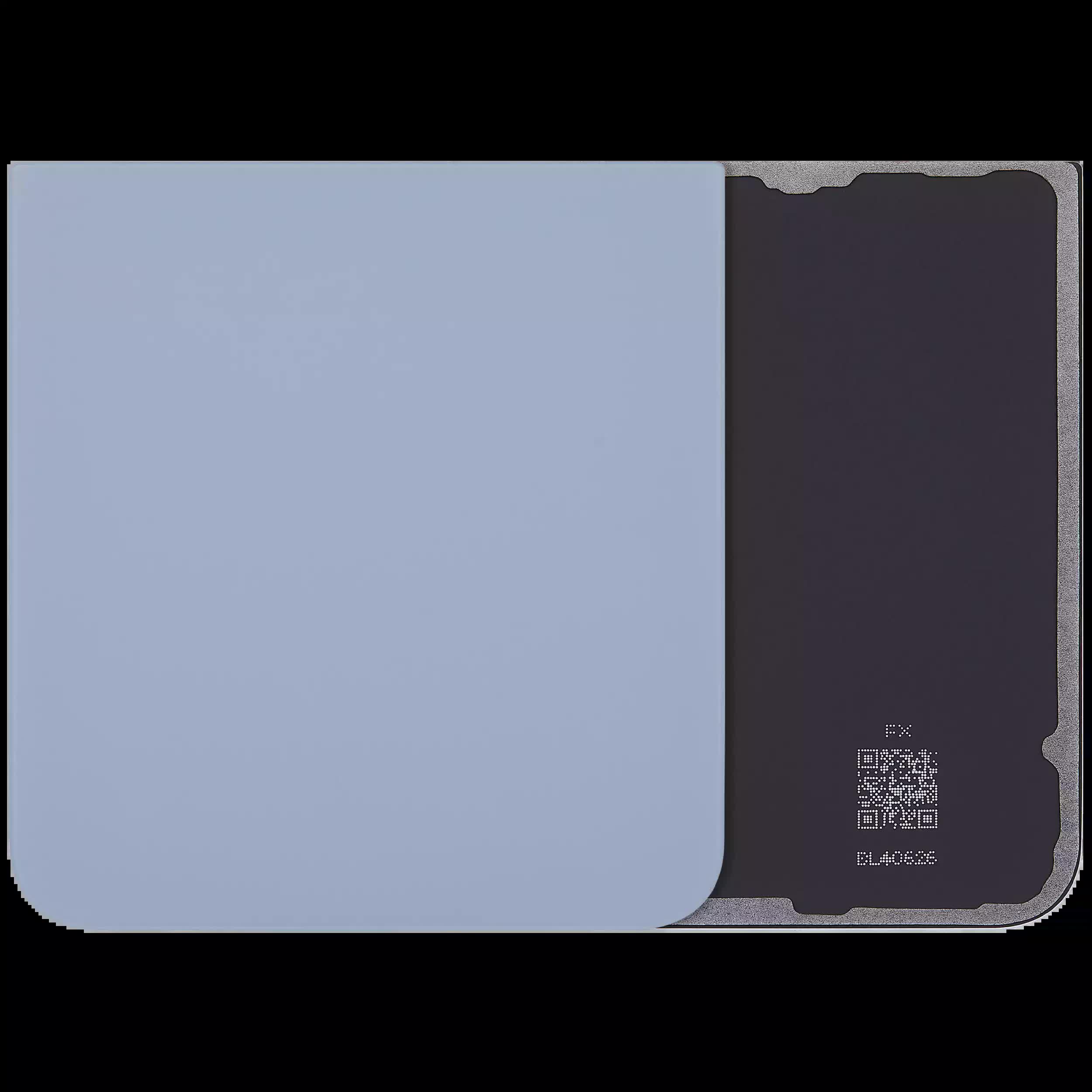 Rückdeckelglas für Samsung Galaxy Z Flip 6 5G (Aftermarket Plus) (Blue (Blau))