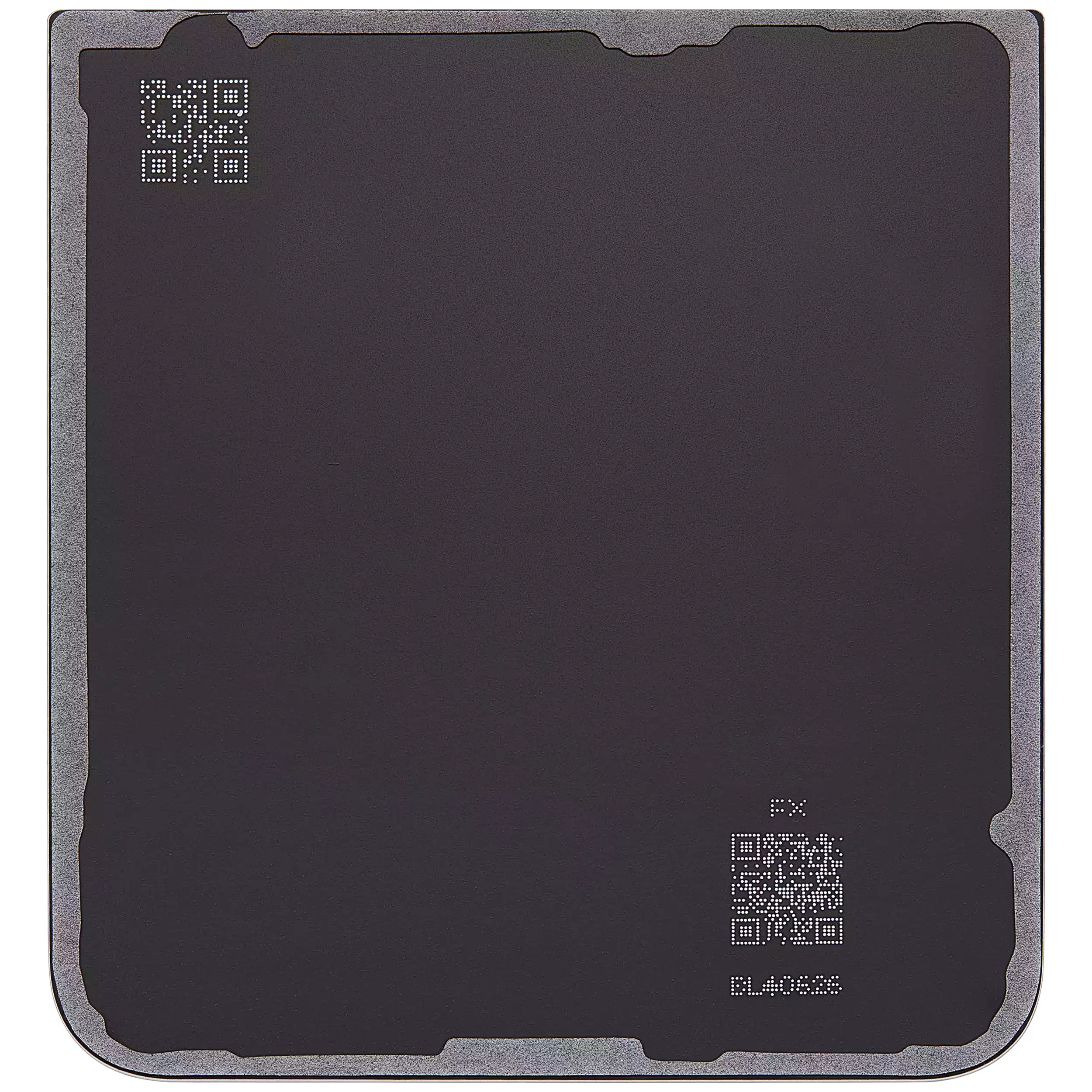 Rückdeckelglas für Samsung Galaxy Z Flip 6 5G (Aftermarket Plus) (Silver Shadow) – Bild 4