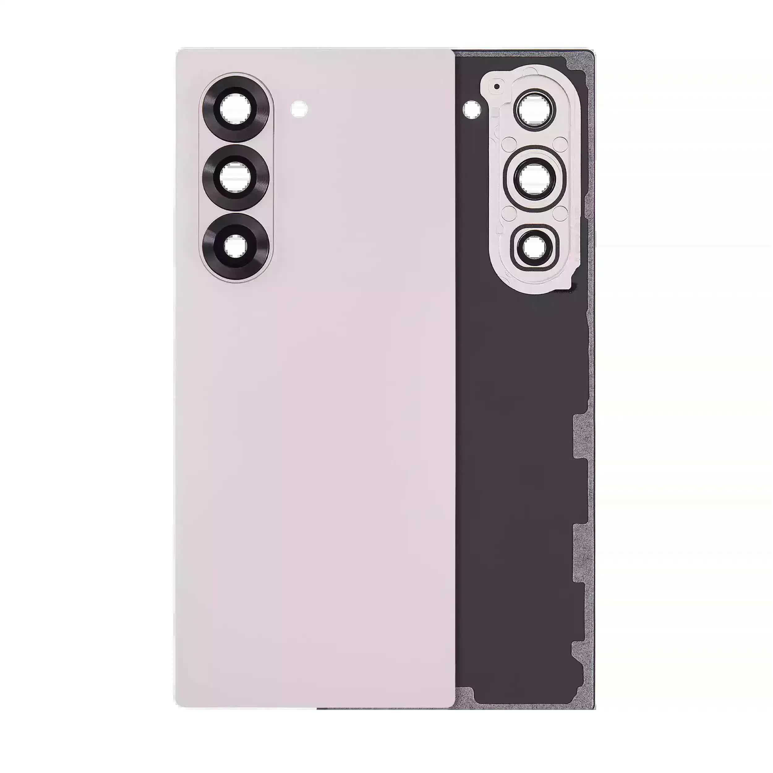 Rückdeckelglas mit Kameraglas für Samsung Galaxy Z Fold 6 5G (Aftermarket Plus) (Pink (Rosa))