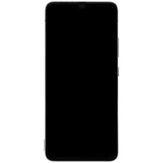 OLED Display mit Rahmen für Samsung Galaxy A90 5G (A908 / 2019) (Service Pack) (White (Weiß))