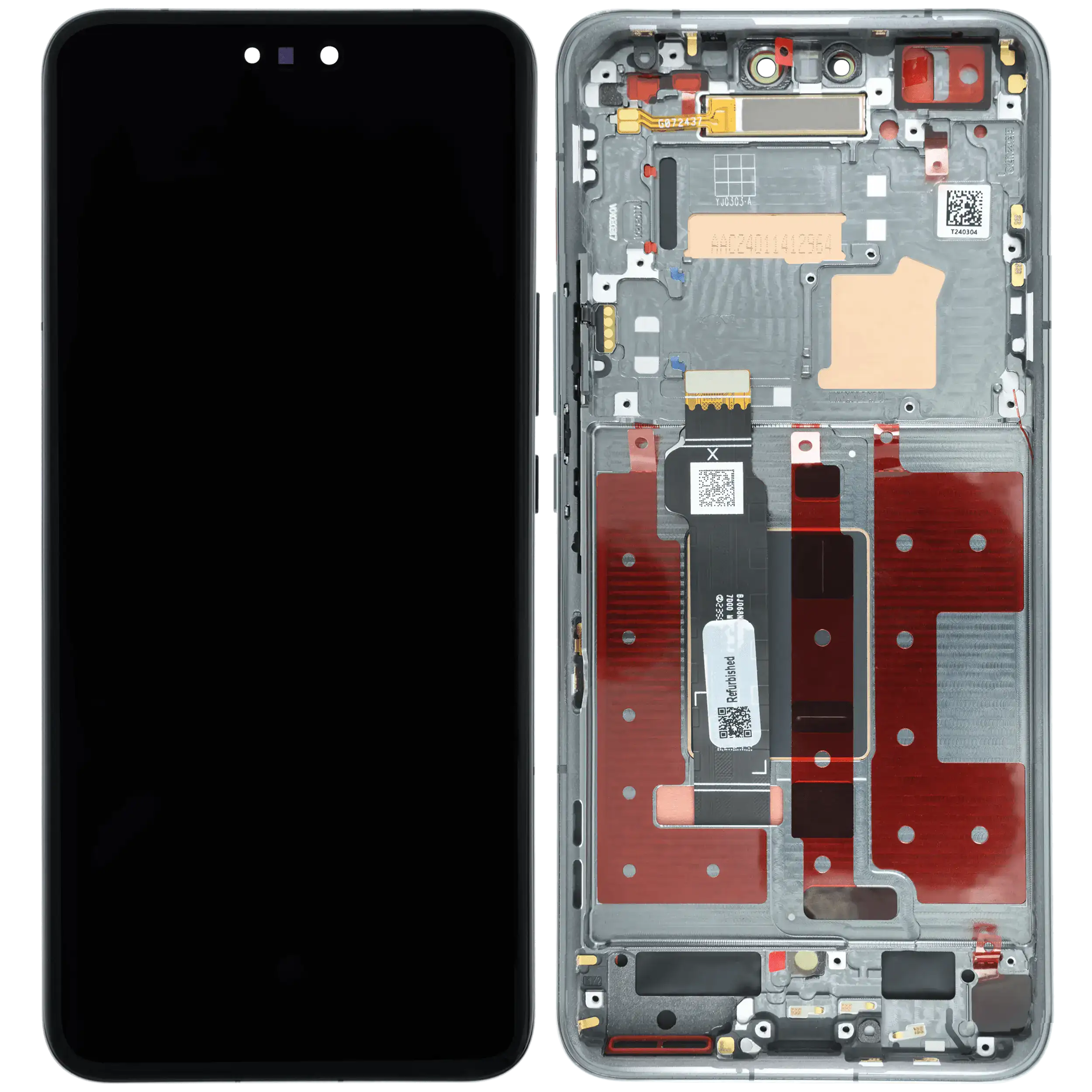OLED Display mit Rahmen für Honor Magic 6 Pro (professionell aufgearbeitet) (Black (Schwarz)) – Bild 2