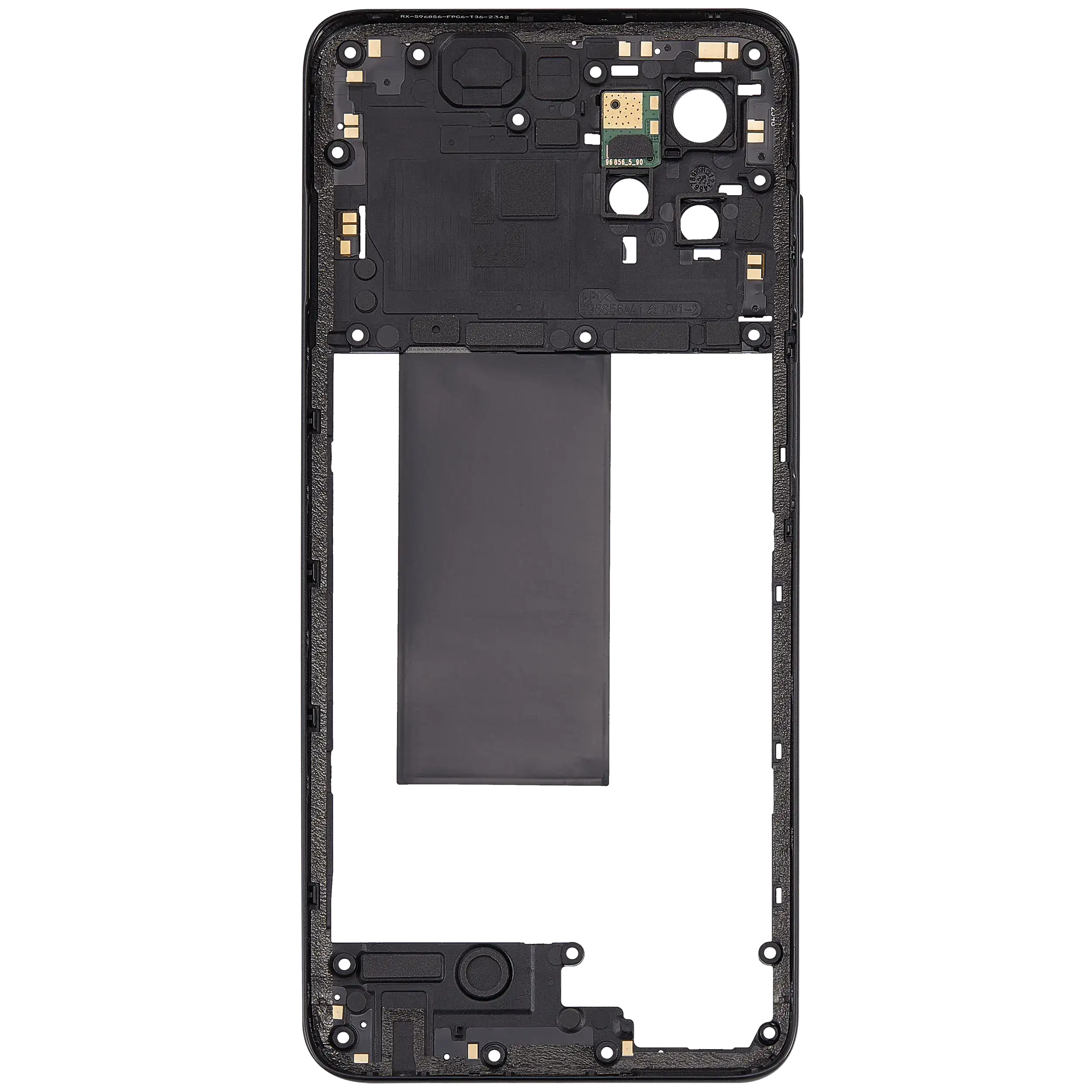 Mid Gehäuse für Motorola Moto G Power 5G (XT2311 / 2023) (Premium) (Concrete Grey) – Bild 4