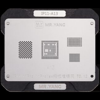 M.Y Platine Transfer Reballing Stencil (A13) & Middle Layer Rahmen Reballing Plattform für iPhone 11 / 11 Pro / 11 Pro Max (M.Y)