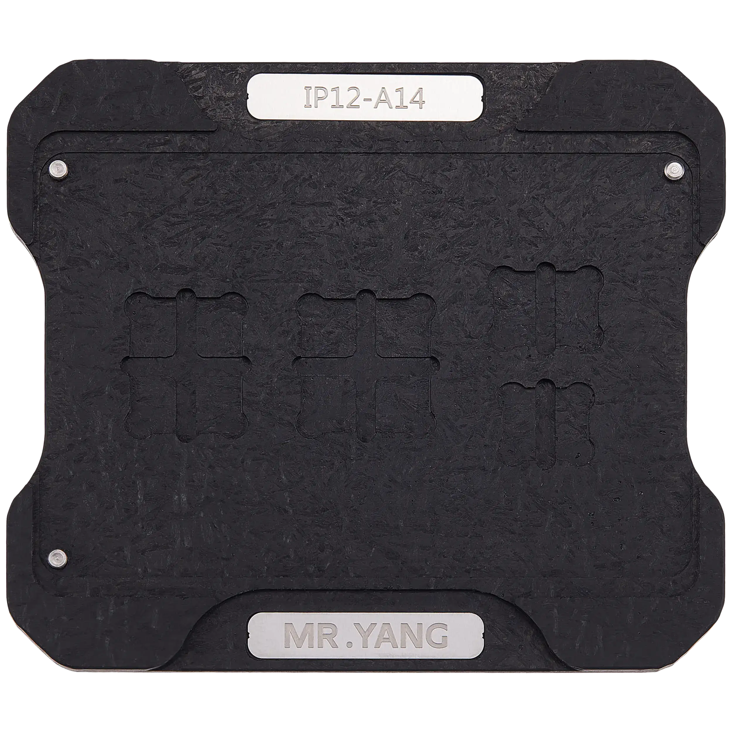 M.Y Platine Transfer Reballing Stencil (A14) & Middle Layer Rahmen Reballing Plattform für iPhone 12 / 12 Pro / 12 Pro Max (M.Y) – Bild 4