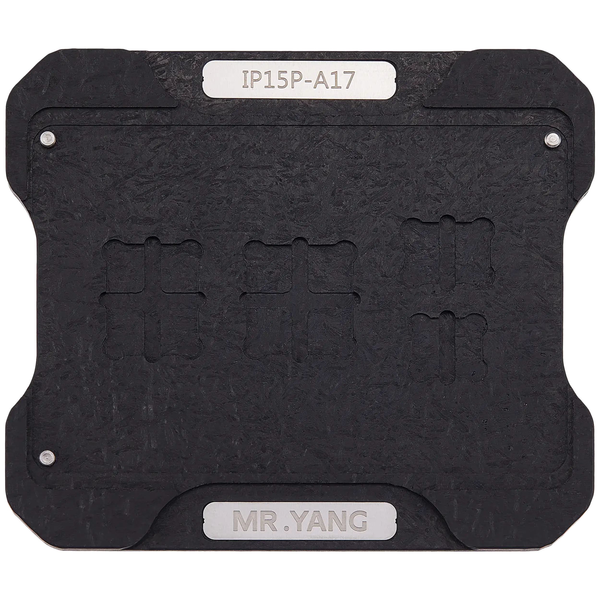 M.Y Platine Transfer Reballing Stencil (A17) & Middle Layer Rahmen Reballing Plattform für iPhone 15 Pro / 15 Pro Max (M.Y) – Bild 4