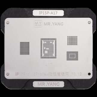 M.Y Platine Transfer Reballing Stencil (A17) & Middle Layer Rahmen Reballing Plattform für iPhone 15 Pro / 15 Pro Max (M.Y)