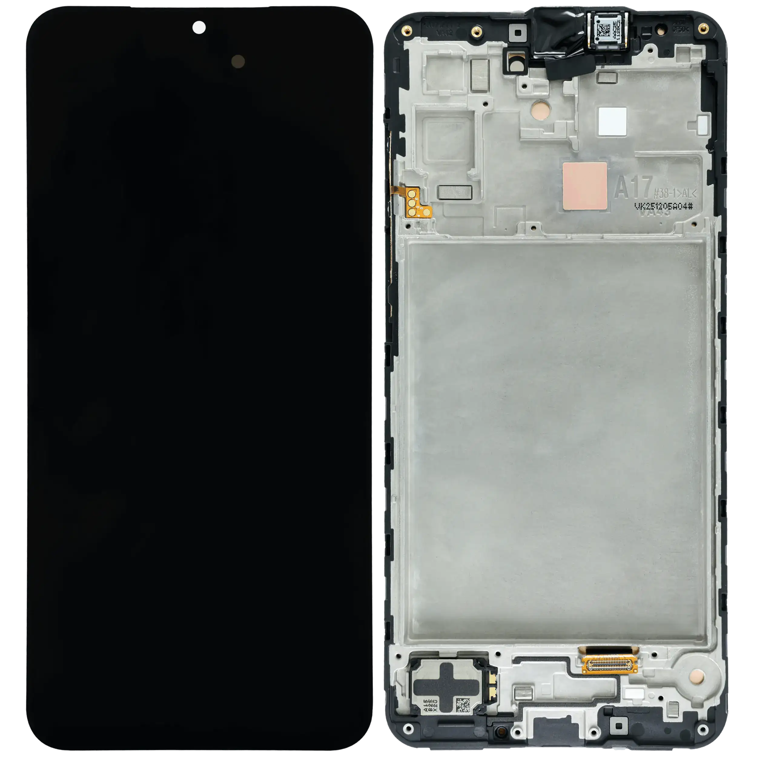 OLED Display mit Rahmen für Samsung Galaxy A17 4G (A175/ 2025) (professionell aufgearbeitet) – Bild 2