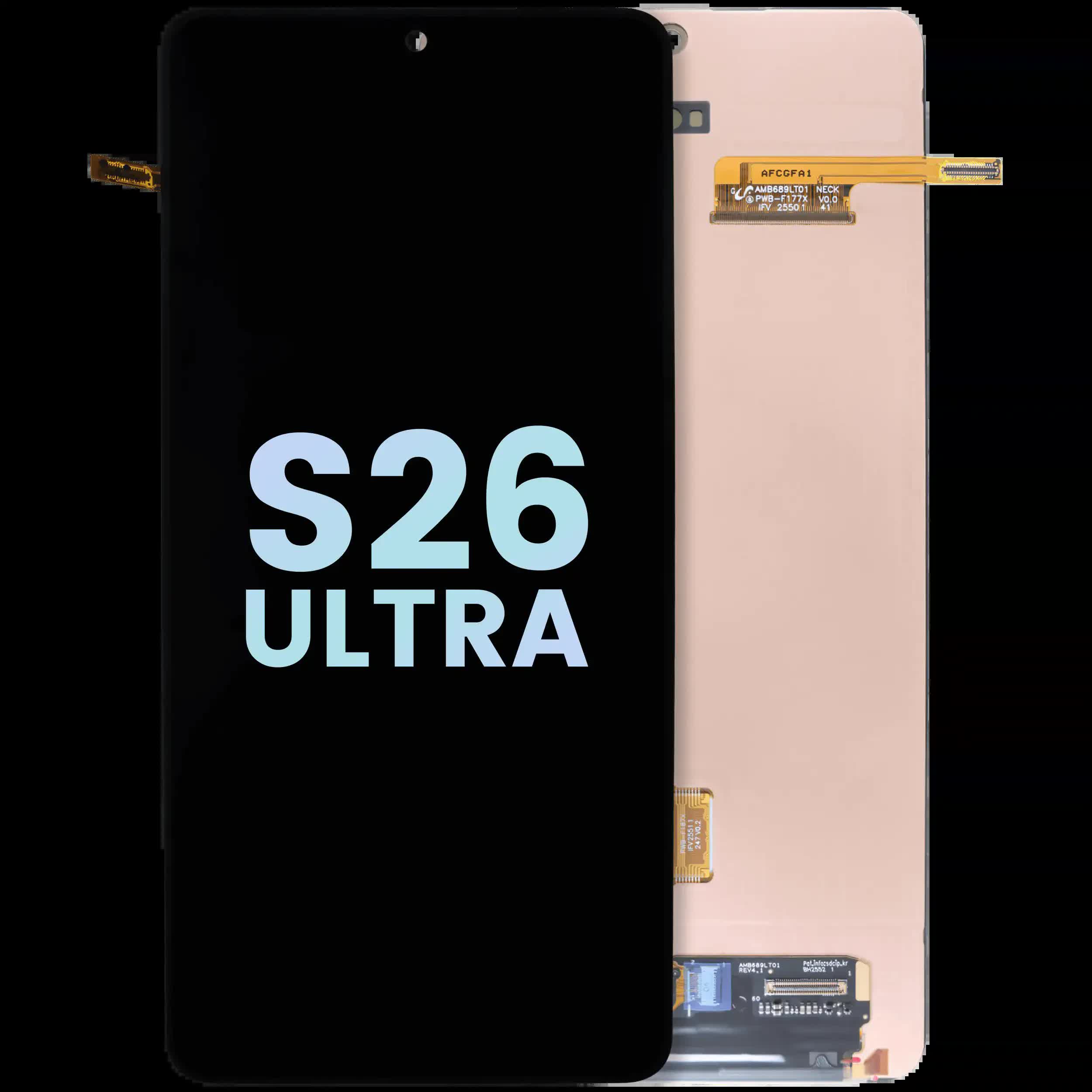 OLED Display ohne Rahmen für Samsung Galaxy S26 Ultra 5G (Service Pack)