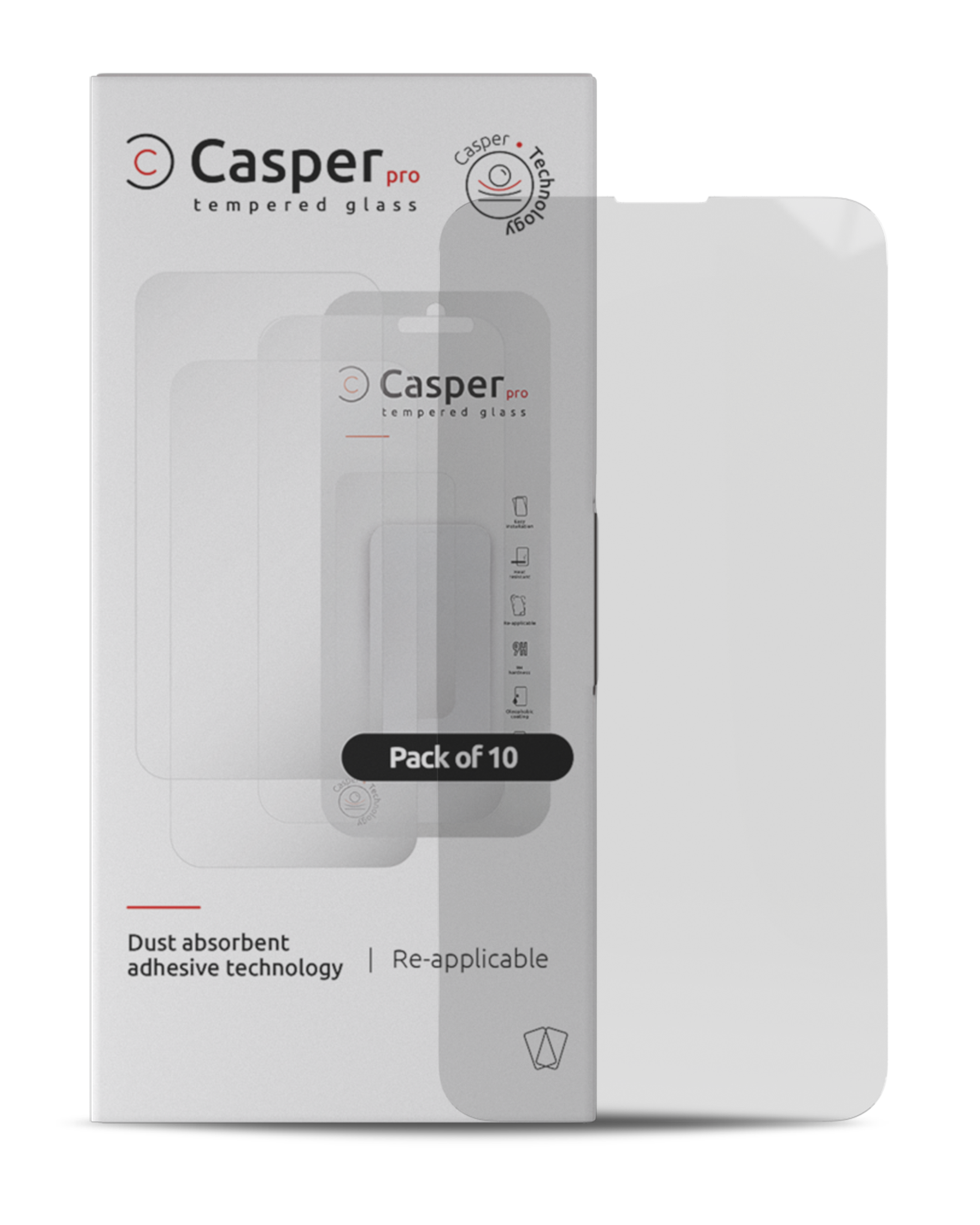 Casper Kameraglas Protector für iPhone 17E (Pink (Rosa)) (Clear (Transparent)) – Bild 3