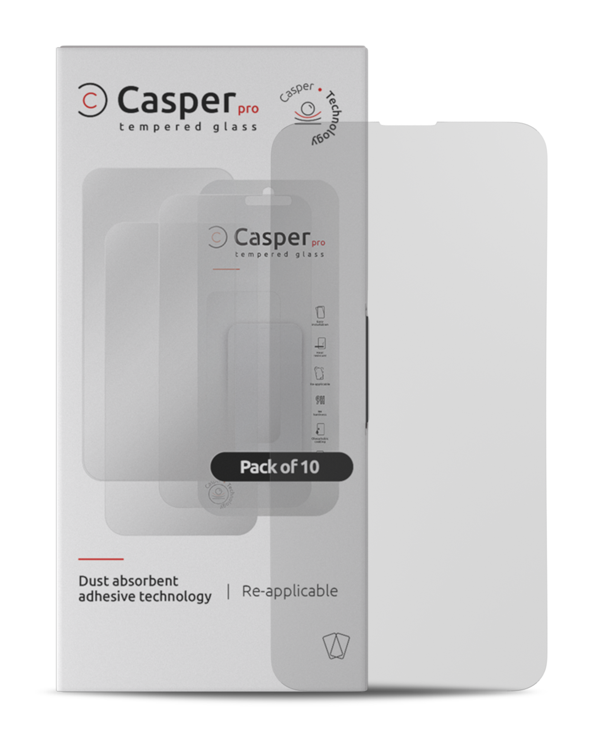 Casper Kameraglas Protector für iPhone 17E (Pink (Rosa)) (Clear (Transparent)) – Bild 4