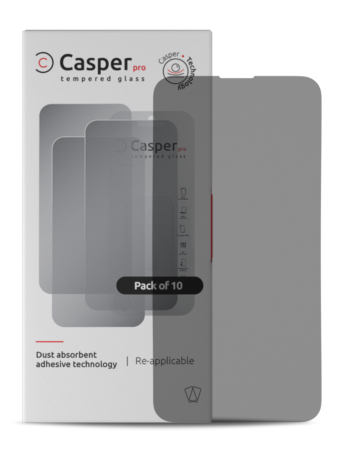 Casper Kameraglas Protector für iPhone 17E (Pink (Rosa)) (Clear (Transparent)) – Bild 5