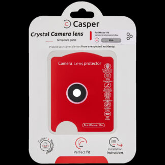 Casper Kameraglas Protector für iPhone 17E (Pink (Rosa)) (Clear (Transparent))
