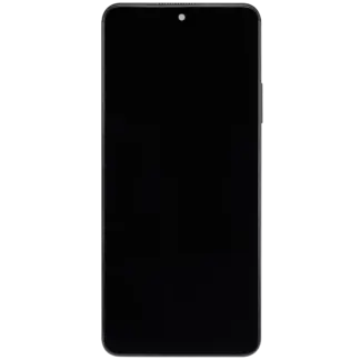 LCD Display mit Rahmen für Realme 10 Pro (RMX3661) (professionell aufgearbeitet) (Dark Matter)