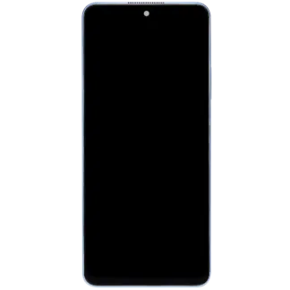 LCD Display mit Rahmen für Realme 10 Pro (RMX3661) (professionell aufgearbeitet) (Nebula Blue)
