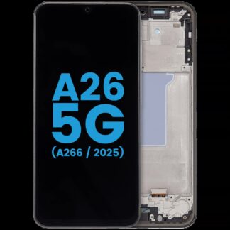 LCD Display mit Rahmen für Samsung Galaxy A26 5G (A266/ 2025)(6.59") (US-Version) (Aftermarket : incell) (Black (Schwarz))