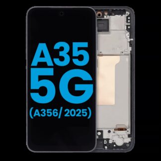 LCD Display mit Rahmen für Samsung Galaxy A35 5G (A356/ 2025)(6.58") (US-Version) (Aftermarket : incell)(Navy)