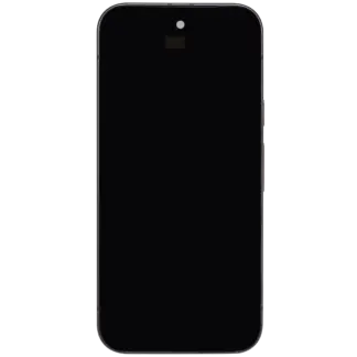 OLED Display mit Rahmen (mit Fingerprint Sensor) für Google Pixel 9A (professionell aufgearbeitet) (Obsidian)