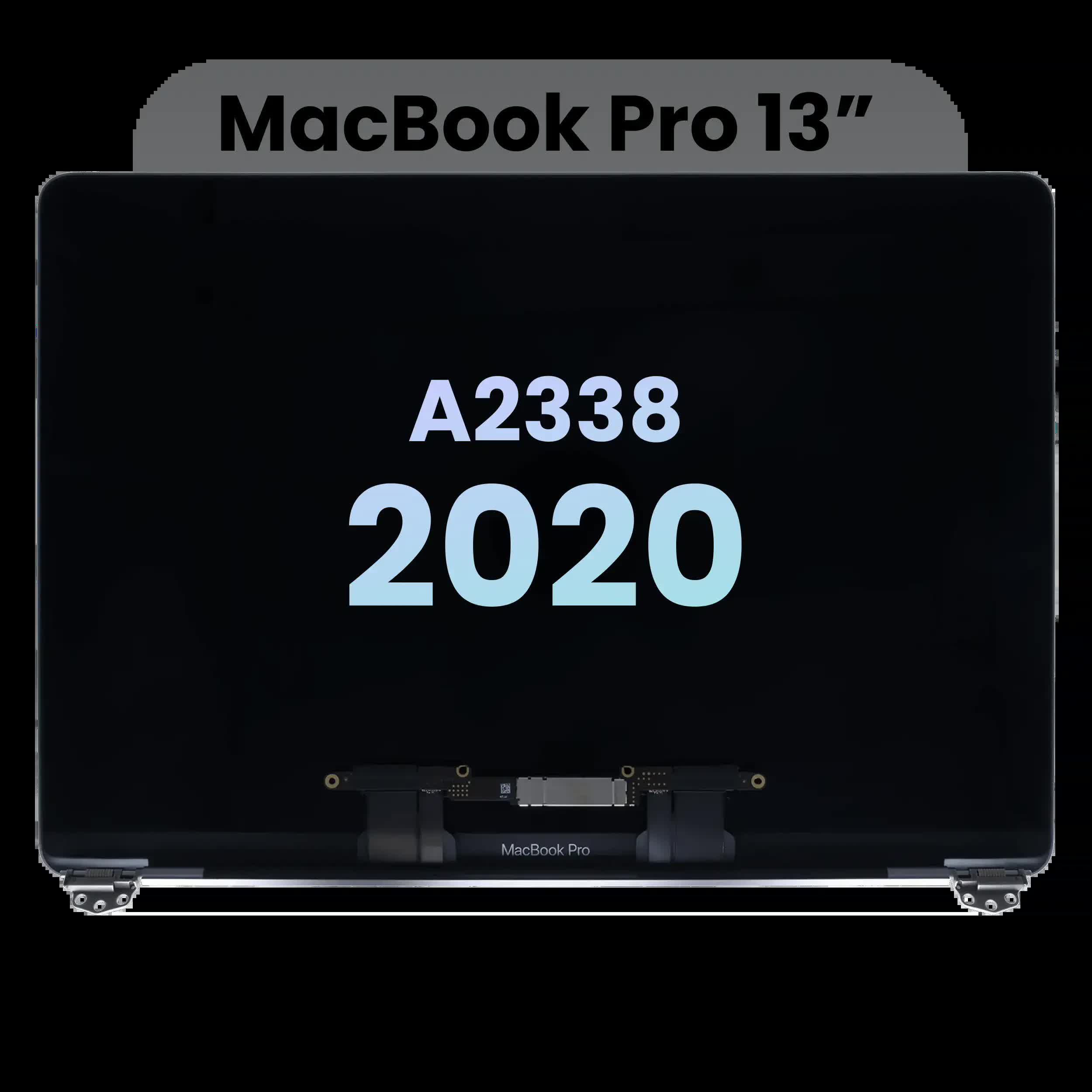 komplette LCD-Displayeinheit für MacBook Pro 13" A2338 (2020) (Original) (Space Gray)