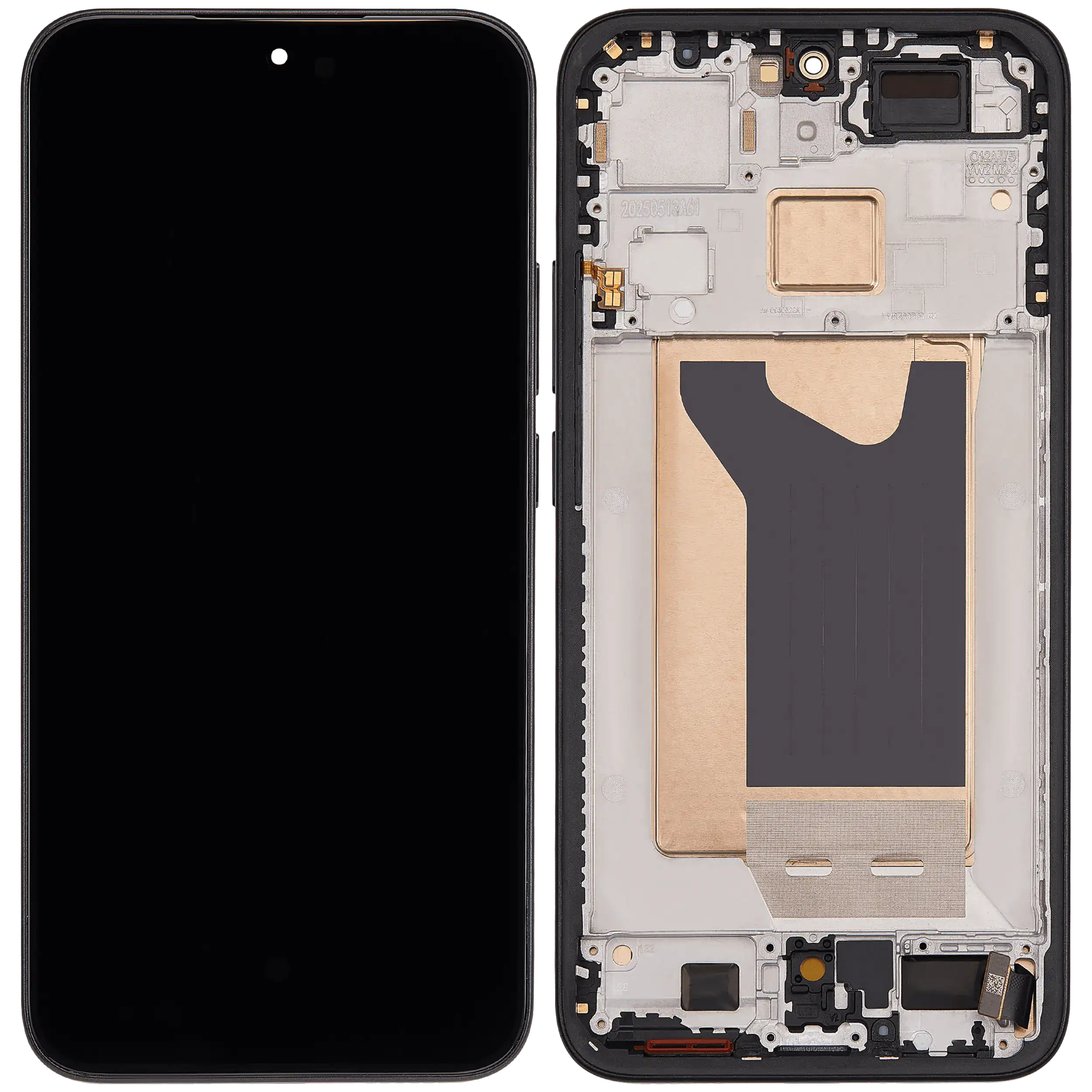OLED Display mit Rahmen für Xiaomi 15T (professionell aufgearbeitet) (Black (Schwarz)) – Bild 2