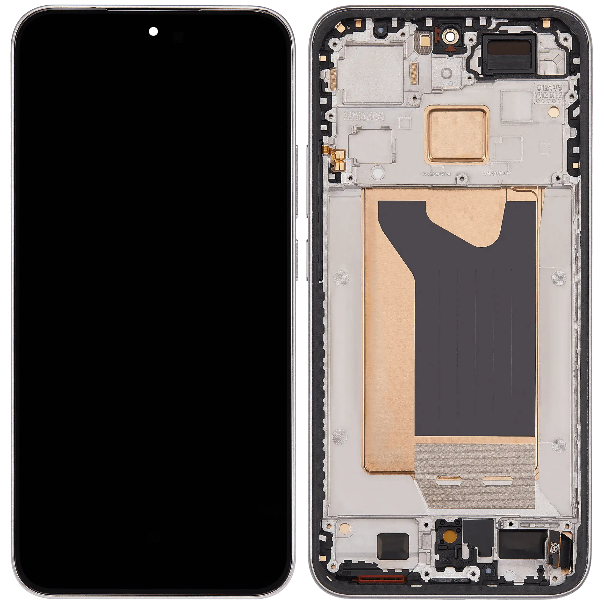 OLED Display mit Rahmen für Xiaomi 15T (professionell aufgearbeitet) (Gray (Grau)) – Bild 2