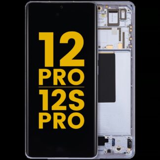 OLED Display mit Rahmen für Xiaomi 12 Pro / 12S Pro (professionell aufgearbeitet) (Blue (Blau))