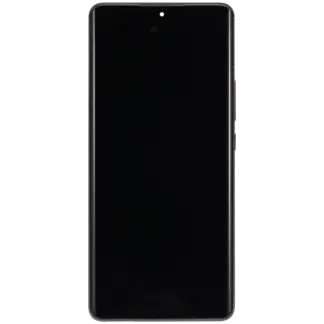 OLED Display mit Rahmen für Xiaomi 12 Pro / 12S Pro (professionell aufgearbeitet) (Gray (Grau))