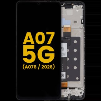 LCD Display mit Rahmen für Samsung Galaxy A07 5G (A076/ 2026) (professionell aufgearbeitet)