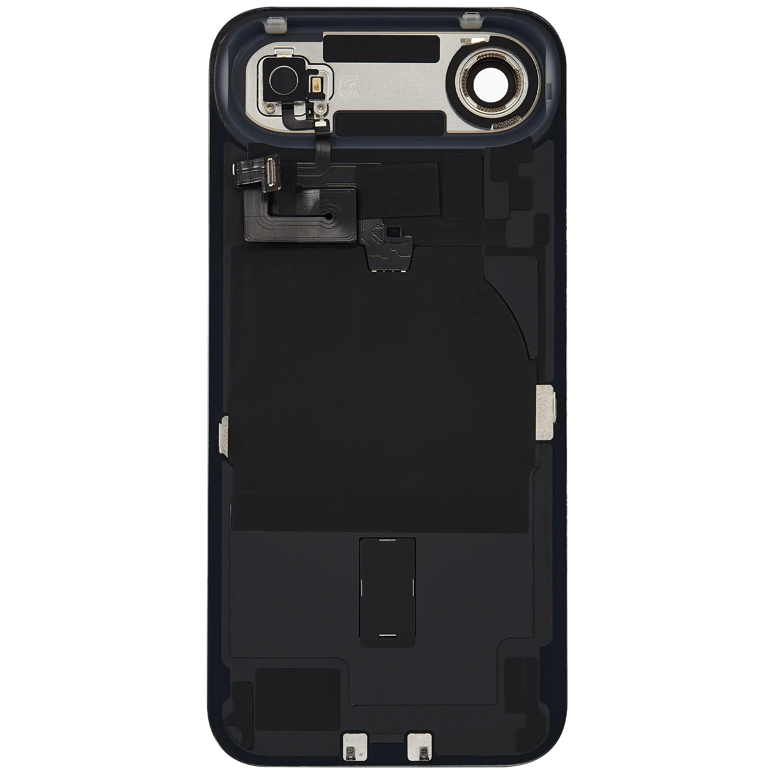 Rückglas mit MagSafe Magnet & NFC & Taschenlampen-Flexkabel für iPhone Air (ausgebautes Originalteil: Grade B) (Space Black) – Bild 4