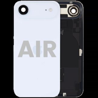 Rückglas mit MagSafe Magnet & NFC & Taschenlampen-Flexkabel für iPhone Air (ausgebautes Originalteil: Grade C) (Sky Blue)
