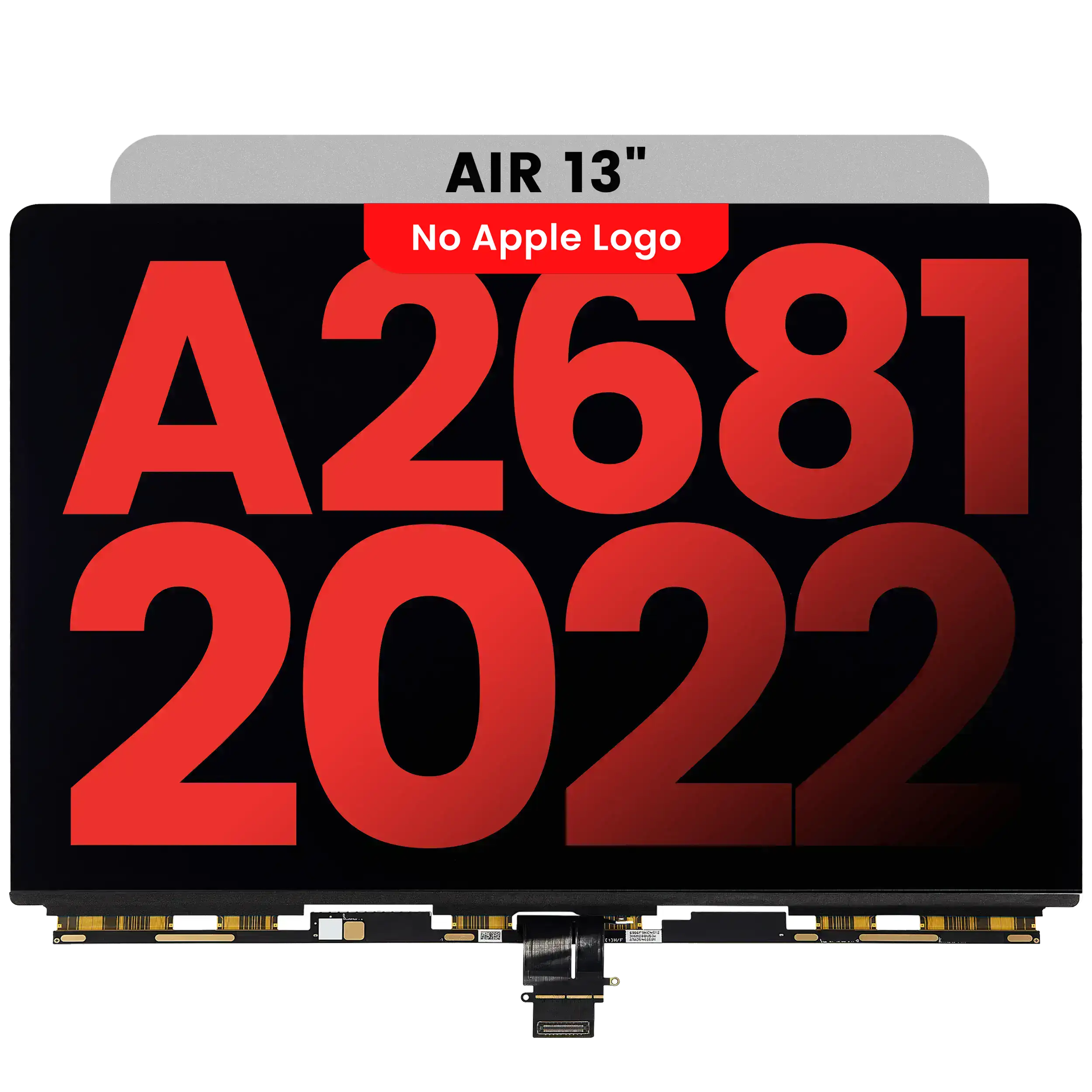 komplette LCD-Displayeinheit für MacBook Air 13" A3240 (2025) (ausgebautes Originalteil: Grade B) (Midnight) – Bild 2