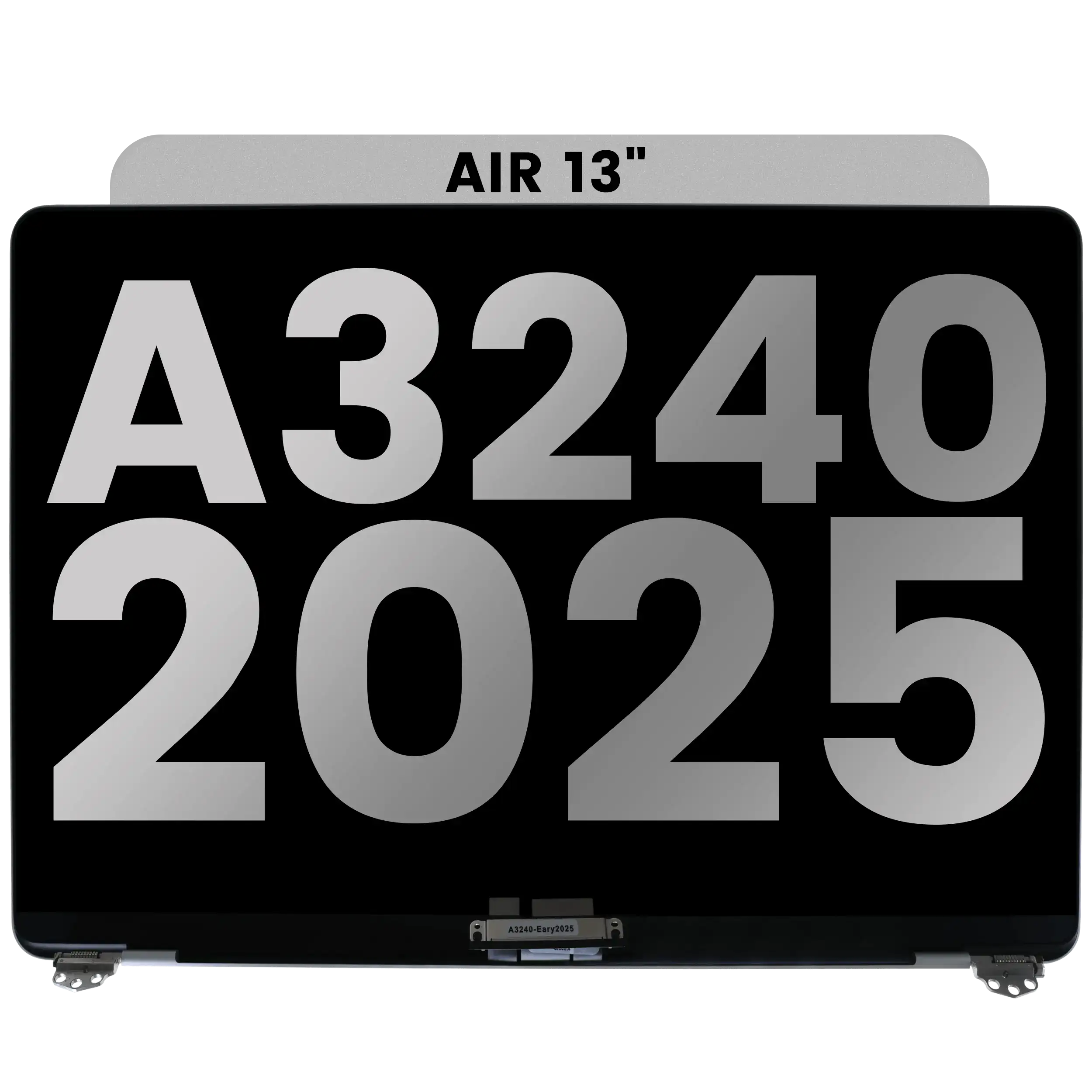 komplette LCD-Displayeinheit für MacBook Air 13" A3240 (2025) (ausgebautes Originalteil: Grade B) (Midnight) – Bild 3