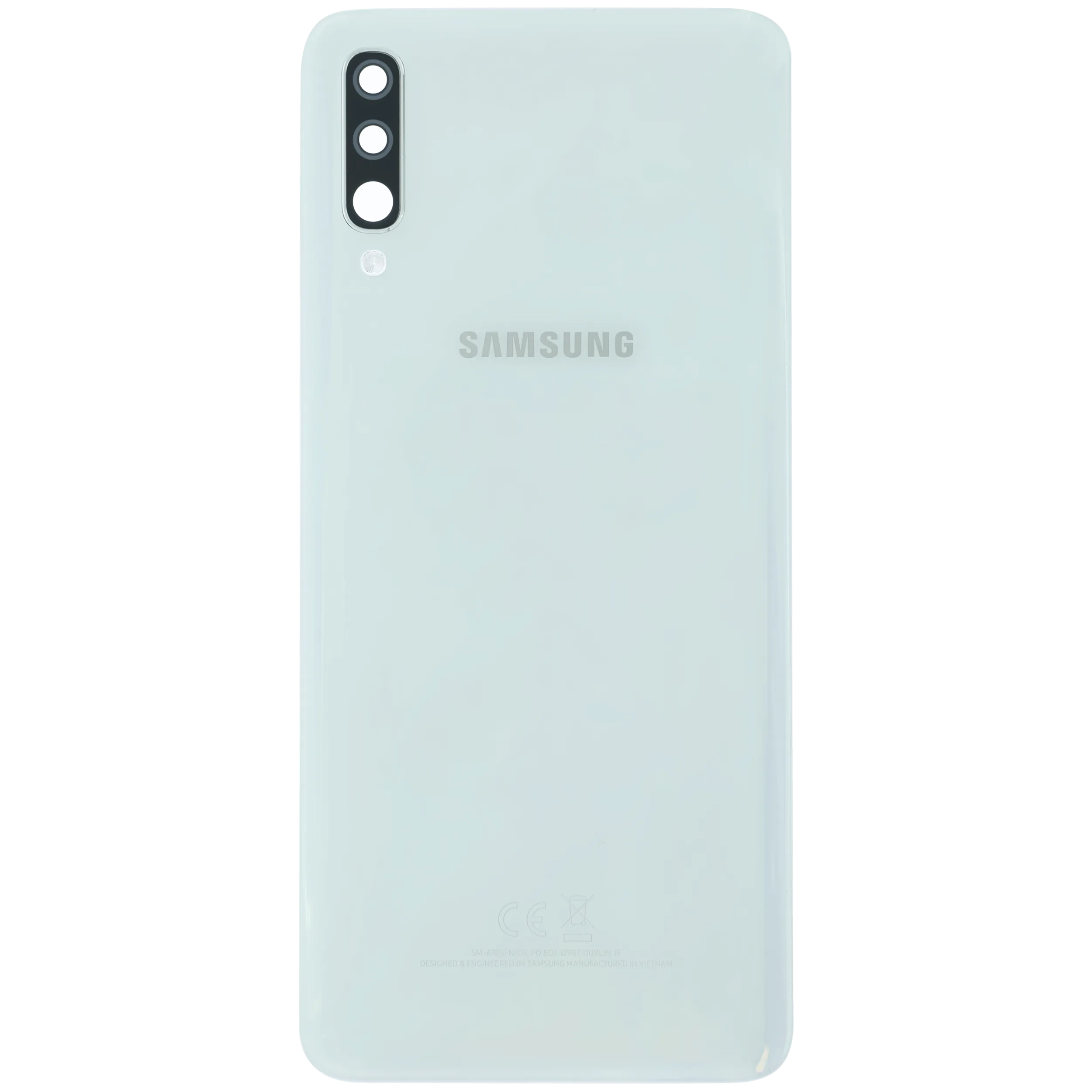 Rückdeckel mit Kameraglas für Samsung Galaxy A70 (A705) (Service Pack) (White (Weiß)) – Bild 3