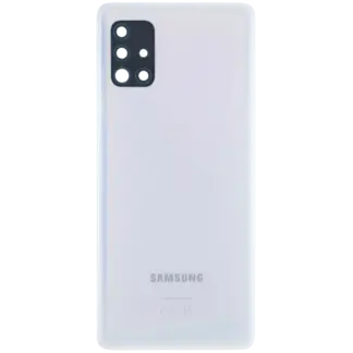 Rückdeckel mit Kameraglas für Samsung Galaxy A51 (A516 / 2020) (Service Pack) (White (Weiß))